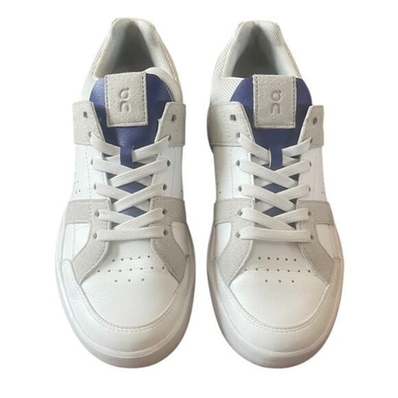 On The Roger Clubhouse White Blue Sand Sneakers Size 7 Tennis Pickleball - Picture 3 of 8